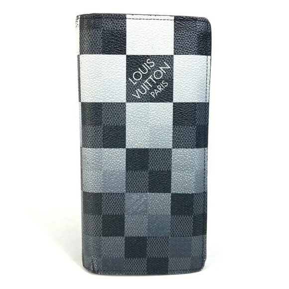 LOUIS VUITTON Damier Graphite Giant Portefeuille Brazza NM bifold Wallet - Picture 1 of 16